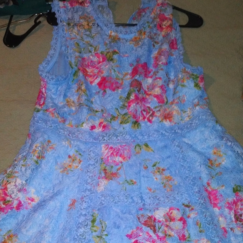 Girls Plus stretch lace dress size 22.5